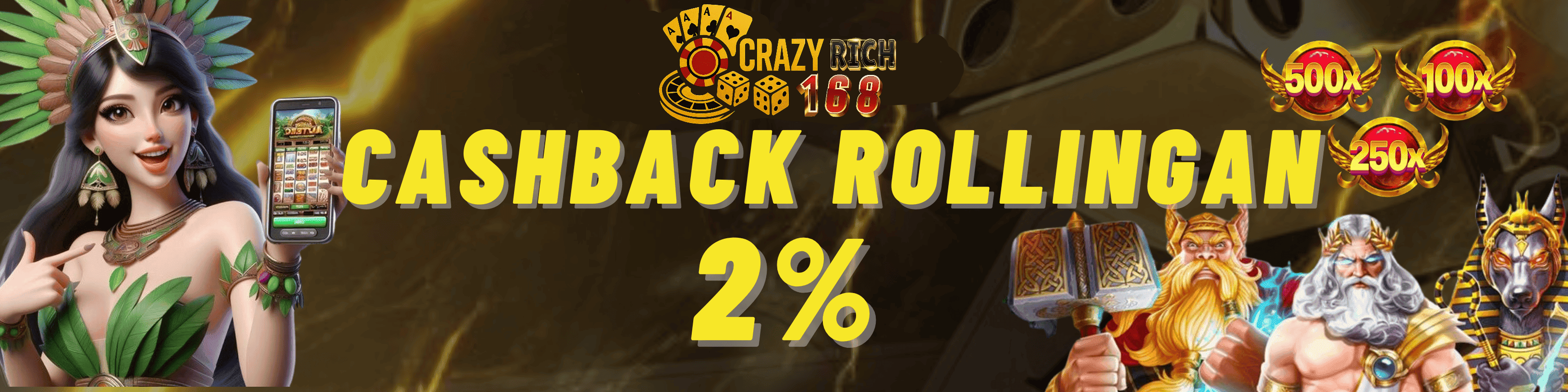 CASHBACK ROLLINGAN 2%